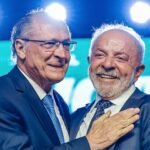 Lula e Alckmin, seu vice