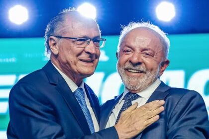 Lula e Alckmin, seu vice