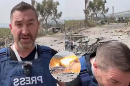 Repórter escapa por pouco de míssil durante transmissão no sul do Líbano; VÍDEO