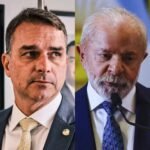 Flávio Bolsonaro e Lula