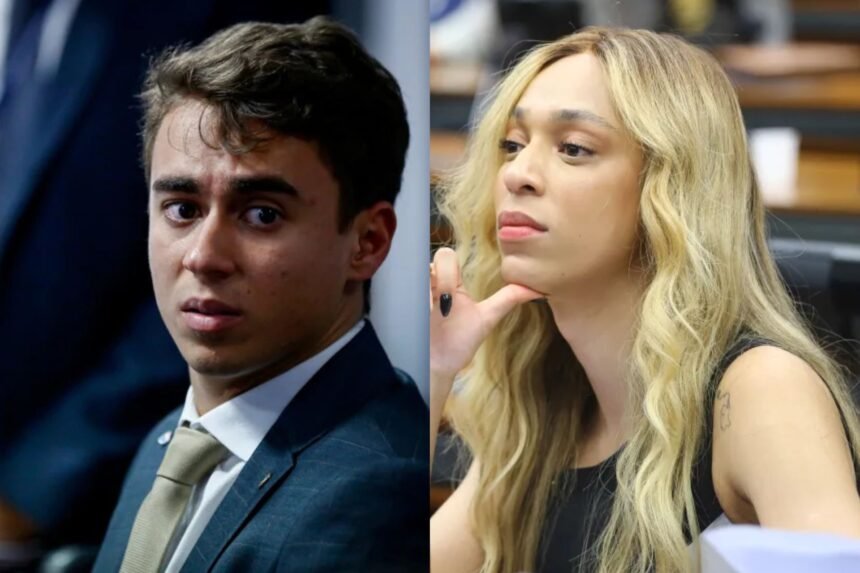 Nikolas Ferreira (PL) e Erika Hilton (PSol)