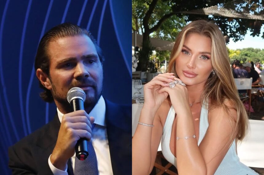 Dono do banco Master, Daniel Vorcaro e modelo russa em imagem