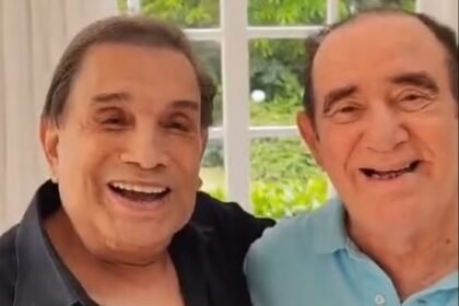 Dedé Santana se encontra com seu amigo trapalhão