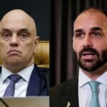 Moraes define data de interrogatório de Eduardo Bolsonaro