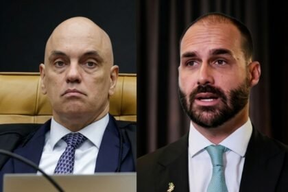 Moraes define data de interrogatório de Eduardo Bolsonaro