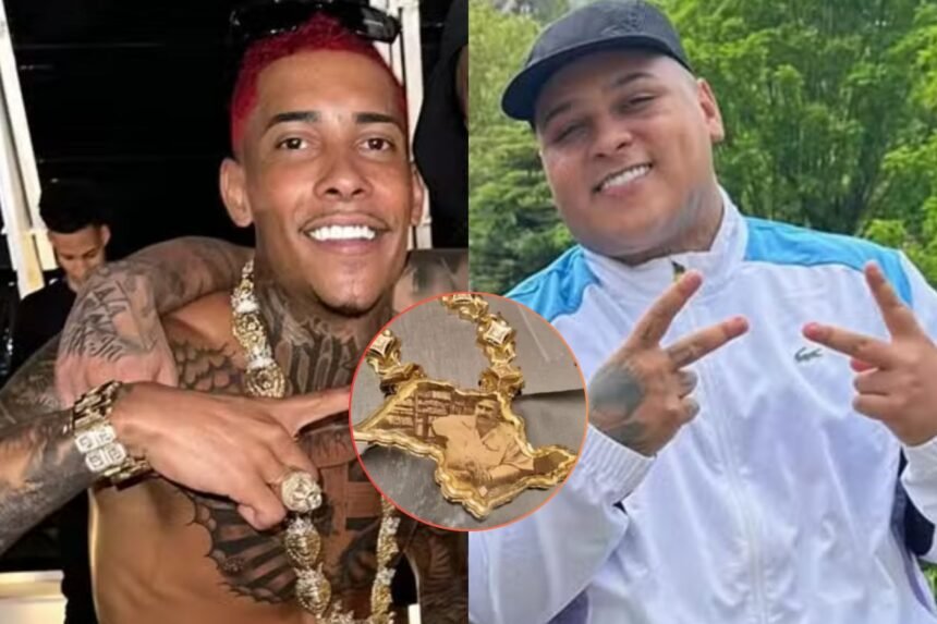 Polícia apreende colar com imagem de Pablo Escobar em ação contra MC Ryan SP e Poze do Rodo