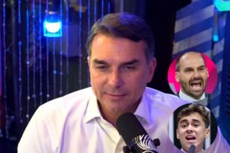 Flávio tenta acalmar os ânimos ao comentar briga entre Eduardo e Nikolas