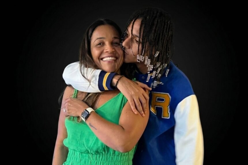 Márcia Nepomuceno e rapper Oruam