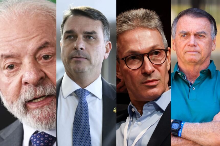 Lula empata com Flávio, Jair Bolsonaro e Zema no 2º turno, diz Atlas/Bloomberg