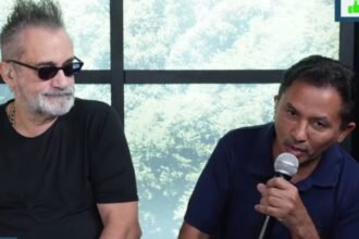 Regis Tadeu e Manoel, o "Caneta Azul"