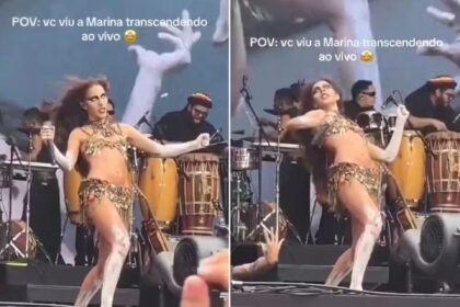 Marina Sena "transcende" durante show e momento viraliza