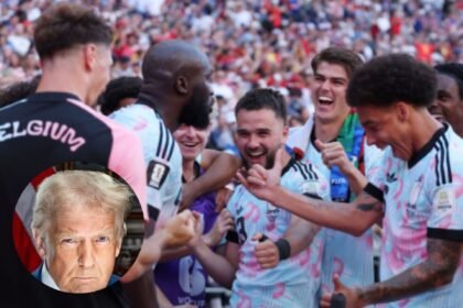 Bélgica provoca Trump com imitação de sua "dancinha" após vitória sobre os EUA