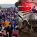Vídeo mostra momento de acidente na Marcha para Jesus, em Terra Santa, PA